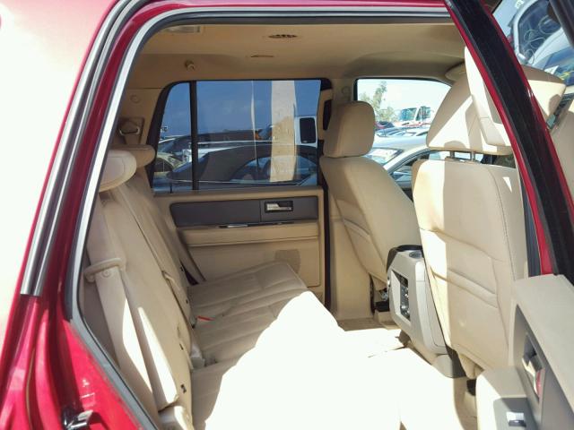 1FMFU15508LA02183 - 2008 FORD EXPEDITION RED photo 6