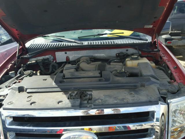 1FMFU15508LA02183 - 2008 FORD EXPEDITION RED photo 7