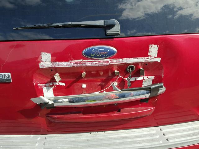 1FMFU15508LA02183 - 2008 FORD EXPEDITION RED photo 9