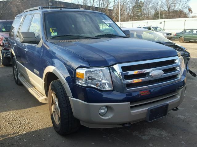 1FMFU18507LA26381 - 2007 FORD EXPEDITION BLUE photo 1