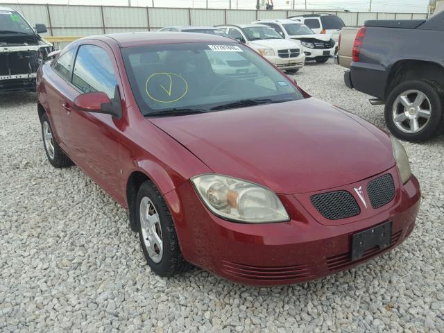 1G2AL18F687306573 - 2008 PONTIAC G5 RED photo 1