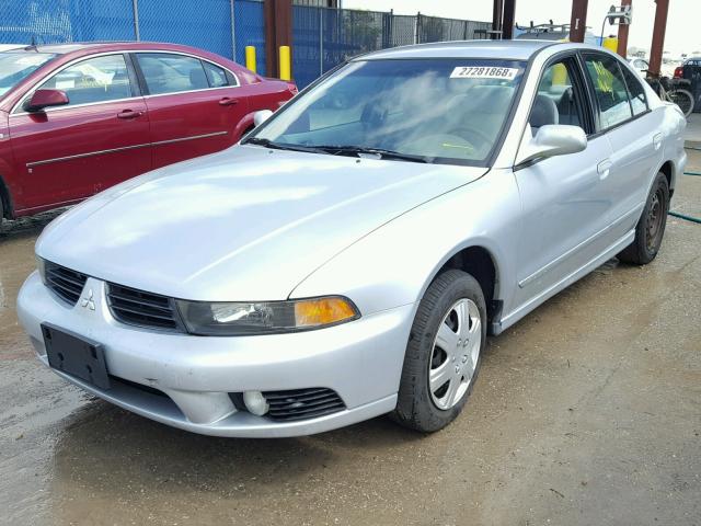 4A3AA46G82E136876 - 2002 MITSUBISHI GALANT ES SILVER photo 2