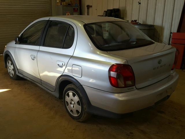 JTDBT1232Y0041738 - 2000 TOYOTA ECHO SILVER photo 3