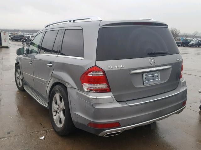 4JGBF7BE7BA715858 - 2011 MERCEDES-BENZ GL 450 4MA GRAY photo 3