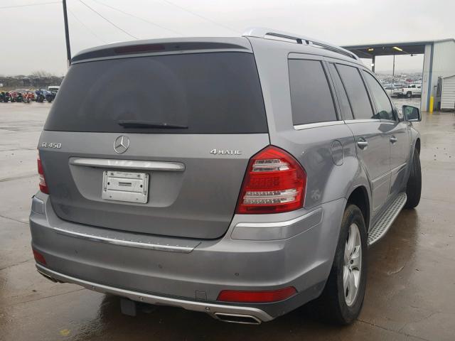 4JGBF7BE7BA715858 - 2011 MERCEDES-BENZ GL 450 4MA GRAY photo 4