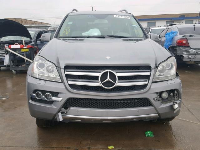 4JGBF7BE7BA715858 - 2011 MERCEDES-BENZ GL 450 4MA GRAY photo 9