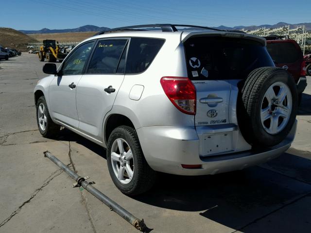 JTMBD33V776041089 - 2007 TOYOTA RAV4 SILVER photo 3