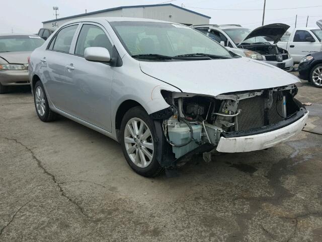 JTDBL40E39J003078 - 2009 TOYOTA COROLLA BA SILVER photo 1