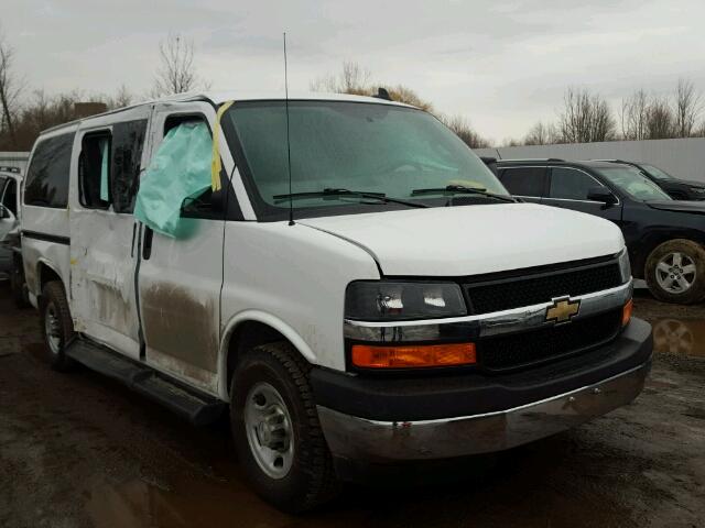 1GAZGMFG7H1252213 - 2017 CHEVROLET EXPRESS G3 WHITE photo 1