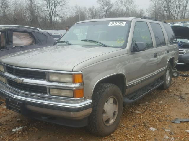 1GNEK13R4XJ342854 - 1999 CHEVROLET TAHOE K150 TAN photo 2