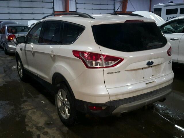 1FMCU9G91EUC94837 - 2014 FORD ESCAPE SE WHITE photo 3