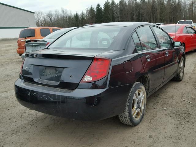 1G8AL52F04Z141463 - 2004 SATURN ION LEVEL BLACK photo 4