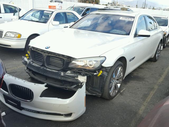 WBAKX8C56BC198091 - 2011 BMW 750 LI WHITE photo 2