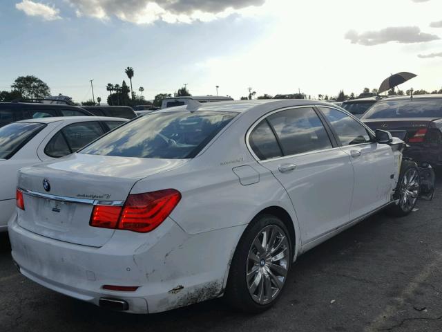 WBAKX8C56BC198091 - 2011 BMW 750 LI WHITE photo 4