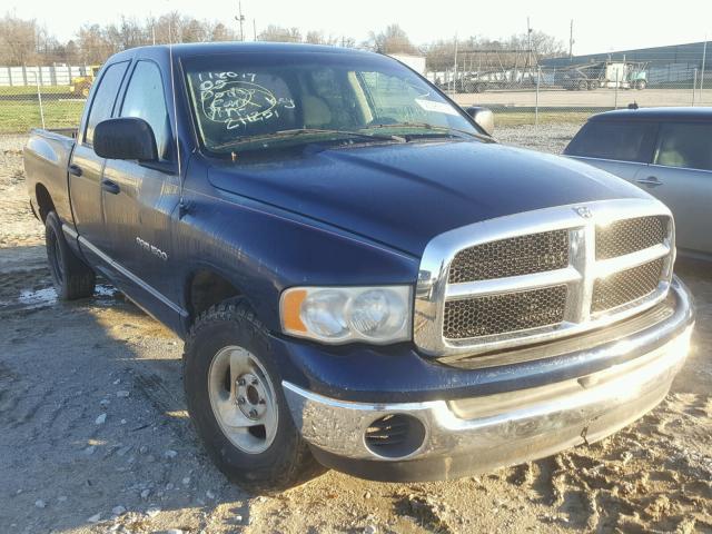 1D7HA18N55S211251 - 2005 DODGE RAM 1500 S BLUE photo 1