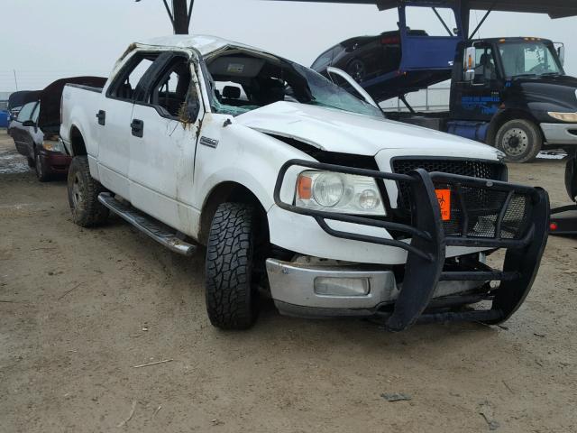 1FTPW14504FA15724 - 2004 FORD F150 SUPER WHITE photo 1