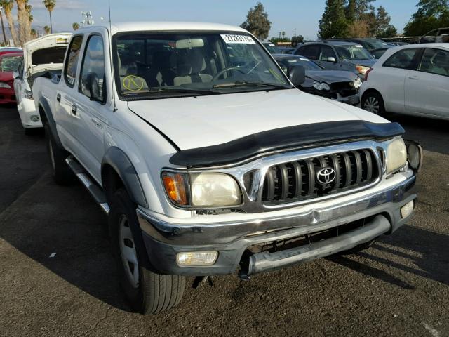 5TEGM92N63Z178922 - 2003 TOYOTA TACOMA DOU WHITE photo 1