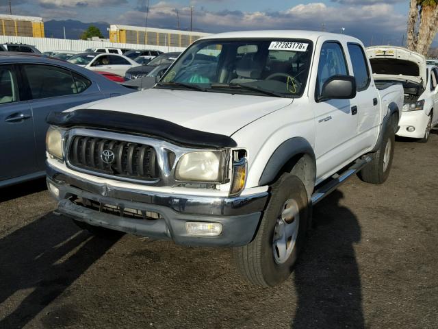 5TEGM92N63Z178922 - 2003 TOYOTA TACOMA DOU WHITE photo 2