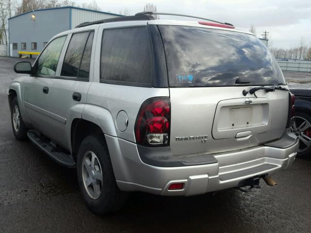 1GNDS13S362182246 - 2006 CHEVROLET TRAILBLAZE SILVER photo 3