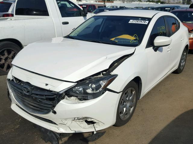 3MZBM1U72EM117591 - 2014 MAZDA 3 SPORT WHITE photo 2