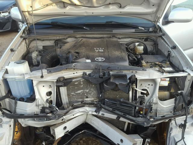 5TEUU4EN1AZ712603 - 2010 TOYOTA TACOMA ACC SILVER photo 7