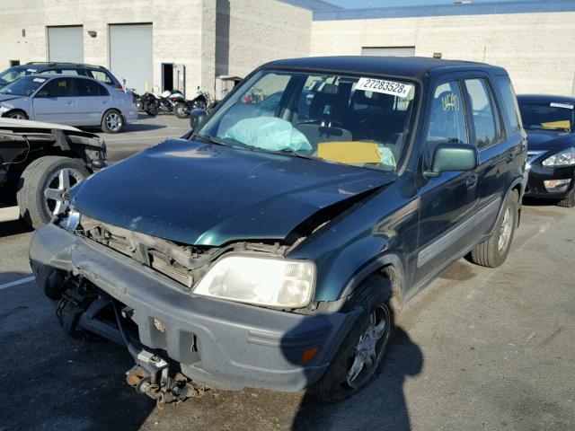 JHLRD18631C007652 - 2001 HONDA CR-V EX GREEN photo 2