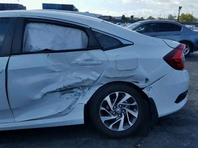 2HGFC2F73GH543724 - 2016 HONDA CIVIC EX WHITE photo 9