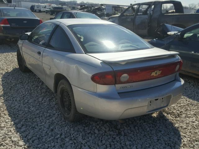 1G1JC12F447210903 - 2004 CHEVROLET CAVALIER GRAY photo 3