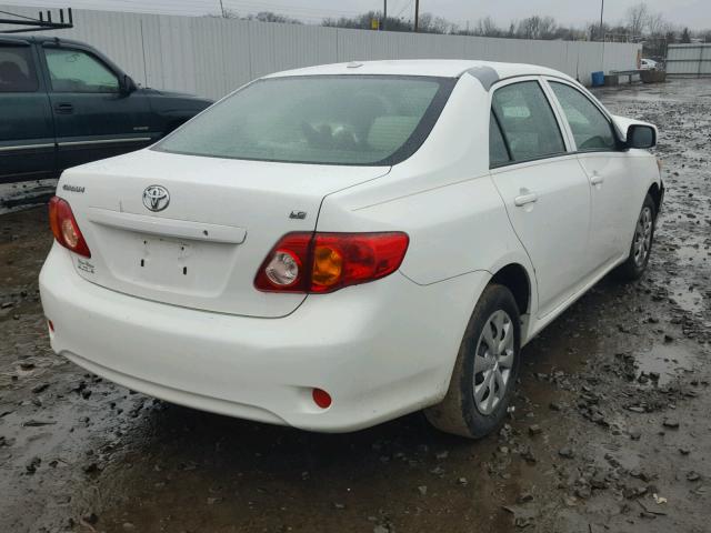 JTDBL40E19J003712 - 2009 TOYOTA COROLLA BA WHITE photo 4