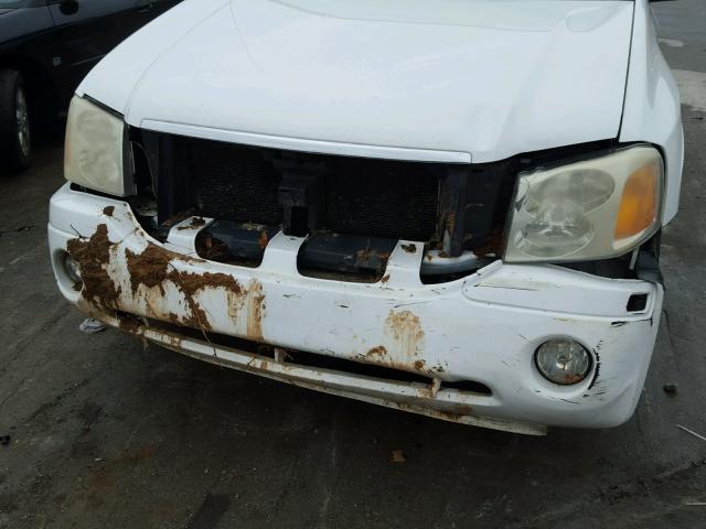 1GKDT13S432161668 - 2003 GMC ENVOY თეთრი ფოტო 9