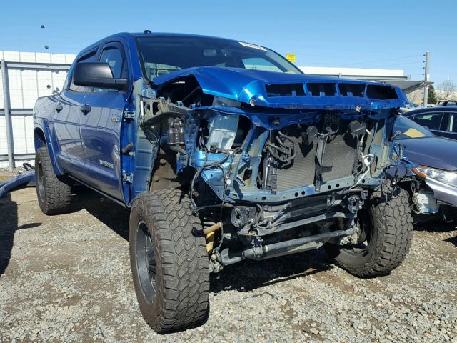 5TFDY5F10GX572212 - 2016 TOYOTA TUNDRA CRE BLUE photo 1