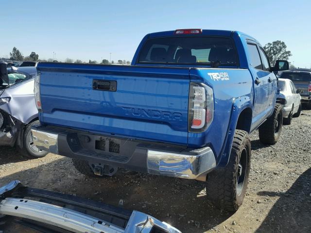 5TFDY5F10GX572212 - 2016 TOYOTA TUNDRA CRE BLUE photo 4