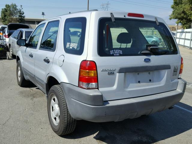 1FMYU02163KB35548 - 2003 FORD ESCAPE XLS SILVER photo 3