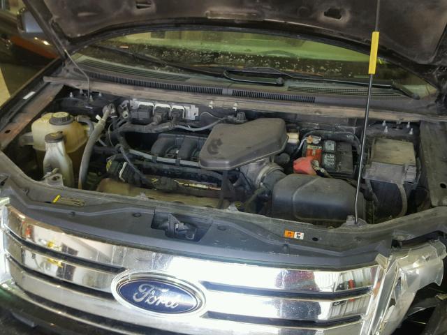 2FMDK48C87BA93968 - 2007 FORD EDGE SEL BLACK photo 7