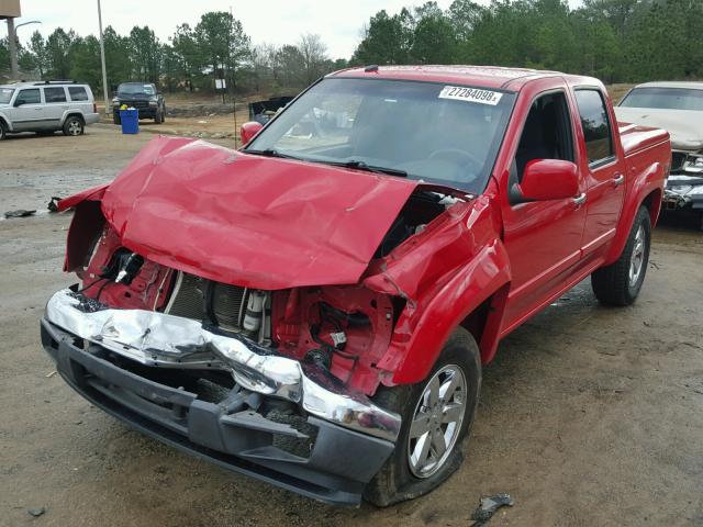 1GCDT13E798156427 - 2009 CHEVROLET COLORADO RED photo 2