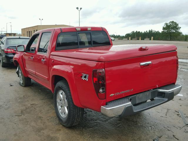 1GCDT13E798156427 - 2009 CHEVROLET COLORADO RED photo 3