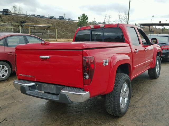 1GCDT13E798156427 - 2009 CHEVROLET COLORADO RED photo 4