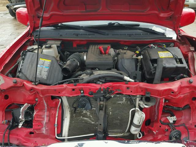 1GCDT13E798156427 - 2009 CHEVROLET COLORADO RED photo 7