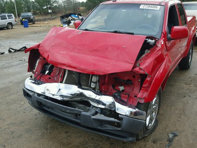 1GCDT13E798156427 - 2009 CHEVROLET COLORADO RED photo 9