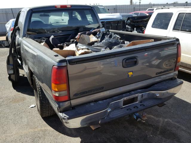 2GCEC19T8X1153482 - 1999 CHEVROLET SILVERADO GRAY photo 3