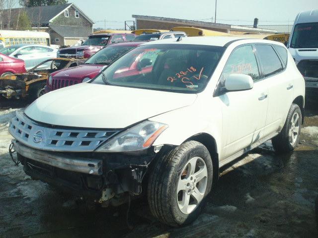 JN8AZ08W75W414646 - 2005 NISSAN MURANO SL WHITE photo 2