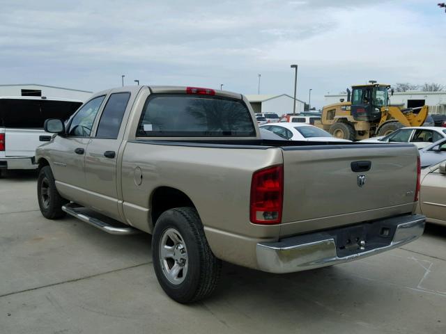 1D7HA18N05J522740 - 2005 DODGE RAM 1500 S BEIGE photo 3