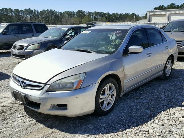 JHMCM56896C008051 - 2006 HONDA ACCORD EX SILVER photo 2