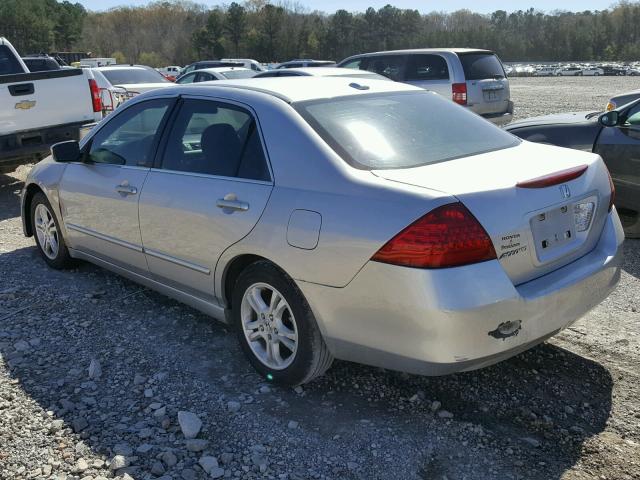 JHMCM56896C008051 - 2006 HONDA ACCORD EX SILVER photo 3