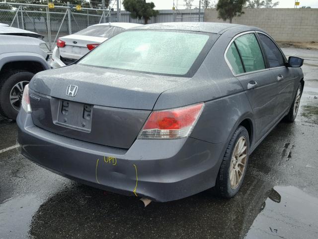 1HGCP263X9A138112 - 2009 HONDA ACCORD LX GRAY photo 4