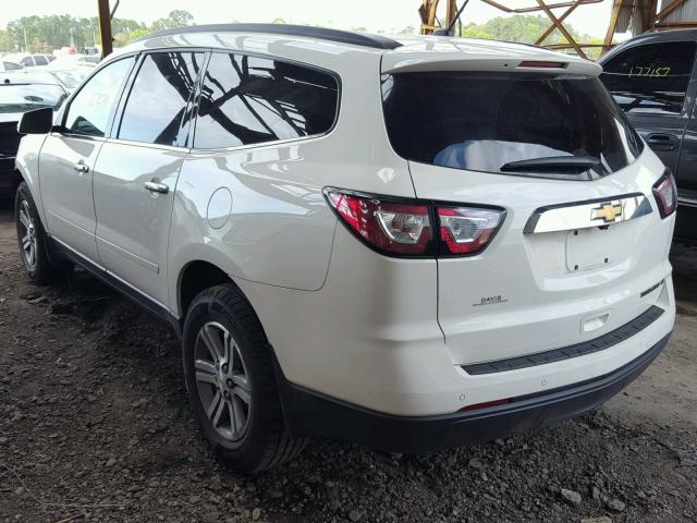 1GNKRGKD3FJ287934 - 2015 CHEVROLET TRAVERSE L WHITE photo 3