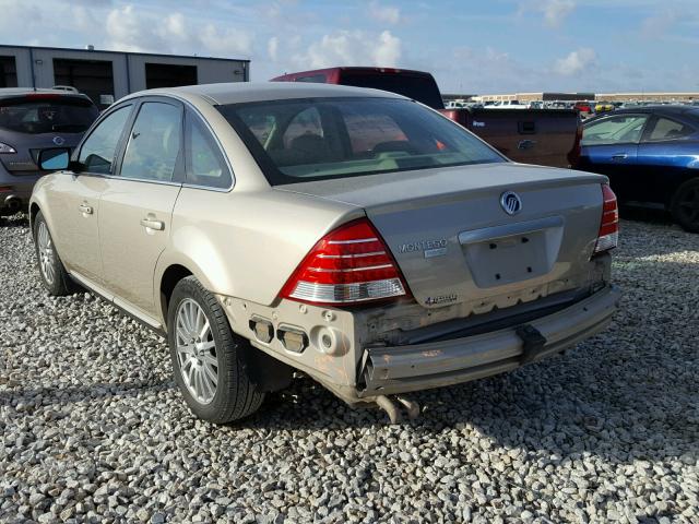 1MEFM42146G614690 - 2006 MERCURY MONTEGO PR BEIGE photo 3