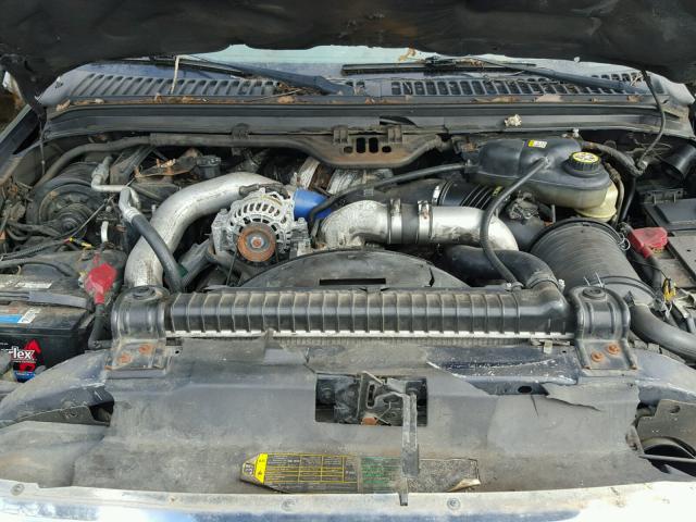 1FDSW35P54EA48936 - 2004 FORD F350 SRW S BLUE photo 7