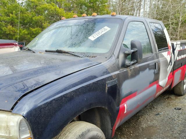 1FDSW35P54EA48936 - 2004 FORD F350 SRW S BLUE photo 9