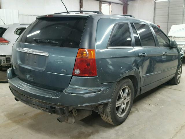 2A8GM68X17R164485 - 2007 CHRYSLER PACIFICA T GRAY photo 4